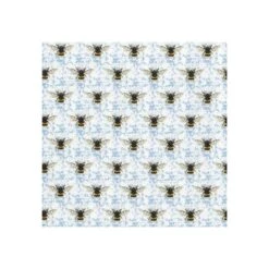 100% Cotton Fabric Nutex Honey Bees In Lines Bumble Bee