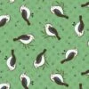 100% Cotton Fabric Nutex Little Creatures Kookaburra Cute Funny Animal Australia