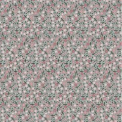 100% Cotton Fabric Nutex Lynette Anderson Hexagon Flowers Floral Field
