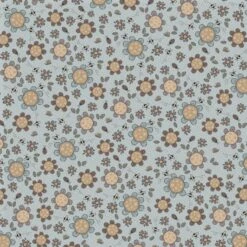 100% Cotton Fabric Nutex 274cm Wide Quilt Backs Moonflower Floral Flower Bees