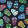 100% Cotton Fabric Nutex Halloween Sugar Skulls Day Of The Dead Mexico -OHSEWCRAFTY 100 cotton fabric nutex sugar skulls day of the dead mexico