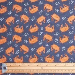 100% Cotton Fabric Nutex Underwater World Sand Scuttlers Crabs Beach 112cm Wide -OHSEWCRAFTY 100 cotton fabric nutex underwater world sand scuttlers crabs beach 112cm wide 1