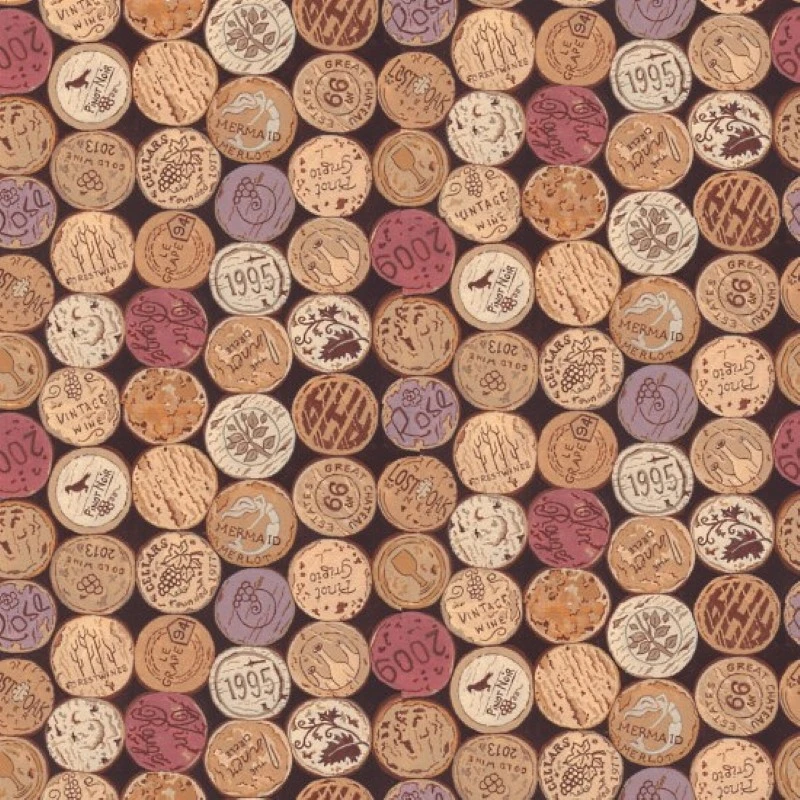 100% Cotton Fabric Nutex Vines & Wines Wine Corks Vintage Alcohol Drinking 3 100% Cotton Fabric Nutex Vines & Wines Wine Corks Vintage Alcohol Drinking
