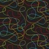 100% Cotton Fabric Nutex Wild & Bright Rainbow Squiggles Doodle -OHSEWCRAFTY 100 cotton fabric nutex wild bright rainbow squiggles doodle