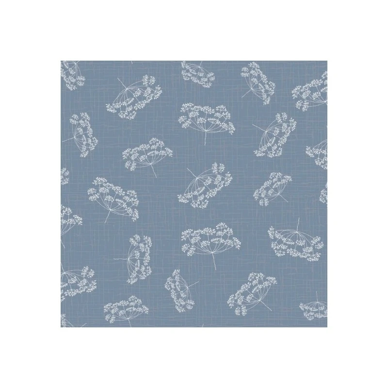 100% Cotton Fabric Nutex Woodland Cow Parsley Wild Flowers Scattered Floral 3 100% Cotton Fabric Nutex Woodland Cow Parsley Wild Flowers Scattered Floral