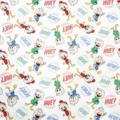 100% Cotton Fabric Springs Creative Disney Huey Dewey Louie Duck Tales
