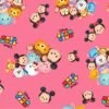 100% Cotton Fabric Springs Creative Disney Tsum Tsum Group Toss -OHSEWCRAFTY 100 cotton fabric springs creative disney tsum tsum group toss