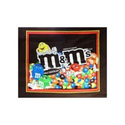 100% Cotton Fabric Springs Creative M&M Chocolate Sweets Panel