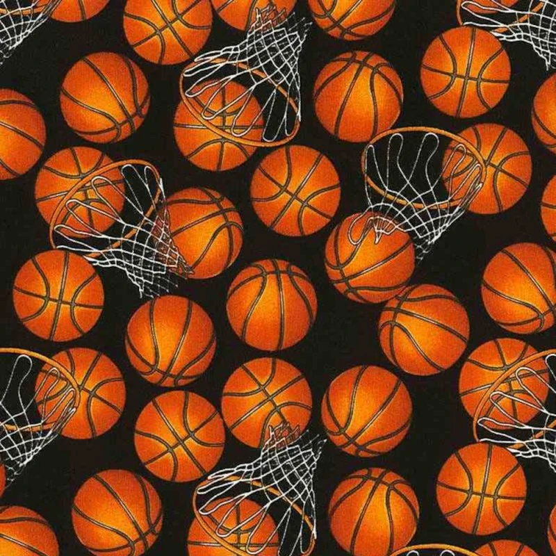 100% Cotton Fabric Timeless Treasures Basketball And Hoops Sports 112cm Wide 3 100% Cotton Fabric Timeless Treasures Basketball And Hoops Sports 112cm Wide
