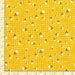 100% Cotton Fabric Timeless Treasures Bumble Bees Honeycomb Bee Animal Insect