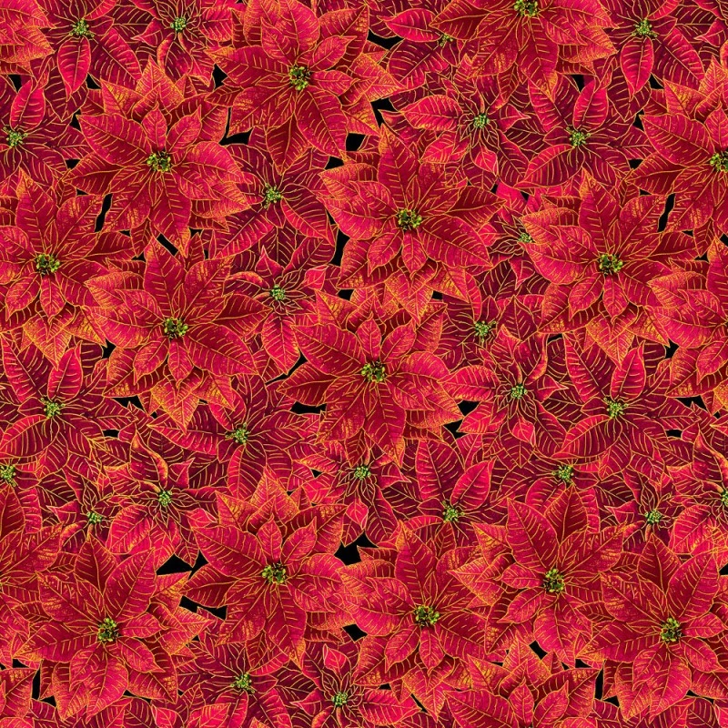 100% Cotton Fabric Timeless Treasures Christmas Bunched Poinsettia Flower Floral 3 100% Cotton Fabric Timeless Treasures Christmas Bunched Poinsettia Flower Floral