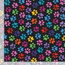 100% Cotton Fabric Timeless Treasures Paws Dog Paw Prints Animals 112cm Wide -OHSEWCRAFTY 100 cotton fabric timeless treasures paws dog paw prints animals 112cm wide 1