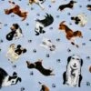 100% Cotton Fabric Timeless Treasures Tossed Dogs Puppies & Paw Prints -OHSEWCRAFTY 100 cotton fabric timeless treasures tossed dogs puppies paw prints