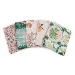 100% Cotton Fabric Victoria Louise Design Palm Botanico Fat Quarter Bundle