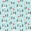100% Cotton Flannel Fabric Lewis & Irene Snow Day Houses Icy Blue 112cm Wide 2 100% Cotton Flannel Fabric Lewis & Irene Snow Day Houses Icy Blue 112cm Wide -OHSEWCRAFTY 100 cotton flannel fabric lewis irene snow day houses icy blue 112cm wide