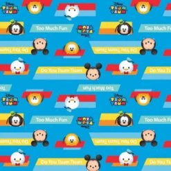 100% Cotton Patchwork Fabric Springs Creative Disney Do You Tsum Tsum?