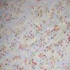 100% Cotton Poplin Fabric Christmas Rainbow Holly Branches Metallic 135cm Wide