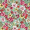 100% Cotton Poplin Fabric Rose & Hubble Flower Floral Colourful Harrison Place -OHSEWCRAFTY 100 cotton poplin fabric rose hubble flower floral colourful harrison place