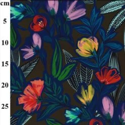 100% Digital Viscose Fabric John Louden Floral Frant Place
