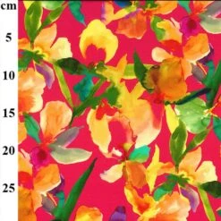 100% Digital Viscose Fabric John Louden Floral Grace Street