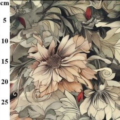 100% Digital Viscose Fabric John Louden Floral Lucas Street