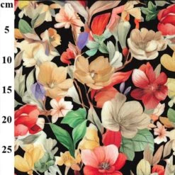 100% Digital Viscose Fabric John Louden Floral Rees Street