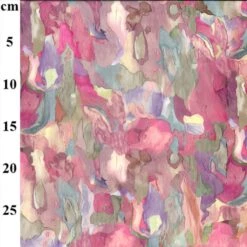 100% Digital Viscose Fabric John Louden Watercolour Lillie Walk