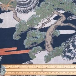 100% Japanese Cotton Fabric Nutex Bakita Falcons Birds Cloudy Treetop 110cm Wide -OHSEWCRAFTY 100 japanese cotton fabric nutex bakita falcons birds cloudy treetop 110cm wide 1
