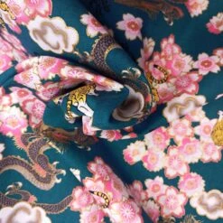 100% Japanese Cotton Fabric Nutex Kobo Dragons Tigers Flower Metallic 110cm Wide 7 100% Japanese Cotton Fabric Nutex Kobo Dragons Tigers Flower Metallic 110cm Wide -OHSEWCRAFTY 100 japanese cotton fabric nutex kobo dragons tigers flower metallic 110cm wide 2