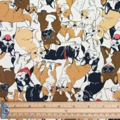 100% Japanese Cotton Fabric Nutex Kuksai Dogs Bulldogs Puppies Animal 110cm Wide 6 100% Japanese Cotton Fabric Nutex Kuksai Dogs Bulldogs Puppies Animal 110cm Wide -OHSEWCRAFTY 100 japanese cotton fabric nutex kuksai dogs bulldogs puppies animal 110cm wide 1