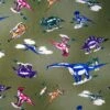 100% Japanese Cotton Fabric Nutex Prehistoric Jurassic Dinosaur T-Rex Children -OHSEWCRAFTY 100 japanese cotton fabric nutex prehistoric jurassic dinosaur t rex kids children