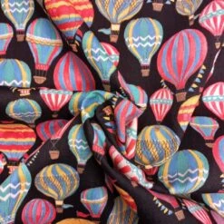 100% Japanese Cotton Fabric Nutex Shimono Hot Air Balloons Aircraft 110cm Wide -OHSEWCRAFTY 100 japanese cotton fabric nutex shimono hot air balloon aircraft 110cm wide 2