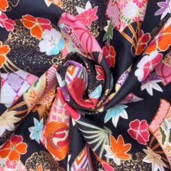 100% Japanese Cotton Fabric Nutex Yobi Flower Floral Fans Metallic 110cm Wide 7 100% Japanese Cotton Fabric Nutex Yobi Flower Floral Fans Metallic 110cm Wide -OHSEWCRAFTY 100 japanese cotton fabric nutex yobi flower floral fans metallic 110cm wide 2