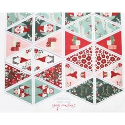 100% Premium Cotton Fabric Christmas Gonks Bunting Panel Little Johnny -OHSEWCRAFTY 100 premium cotton fabric christmas gonks bunting panel little johnny 2