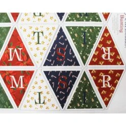 100% Premium Cotton Fabric Merry Christmas Bunting Panel Little Johnny -OHSEWCRAFTY 100 premium cotton fabric merry christmas bunting panel little johnny 3