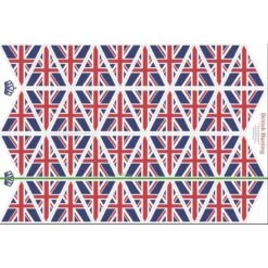 100% Premium Cotton Fabric Union Jack Flag Bunting Panel