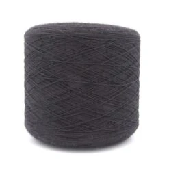 100% Wool Black Weaving Yarn Cone 500g World Of Wool Knitting Knit Craft Crochet
