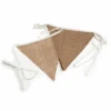 11cm X 5m Rustic Natural Hessian Jute Burlap Bunting 30 X Flags Wedding Party -OHSEWCRAFTY 11cm x 5m rustic natural hessian jute burlap bunting 30 x flags wedding party