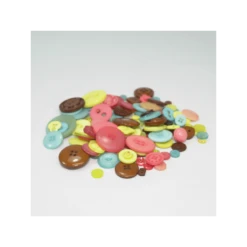 120g Buttons Assorted Colours & Sizes Craft Scarpbook Trimits