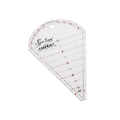 45 Degree Petal Sew Easy Patchwork Quilting Ruler Template