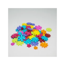 75g Flower Buttons Assorted Colours Craft Scarpbook Trimits