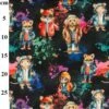 Alpine Fleece Fabric 4 Way Stretch Animal Graffiti Paint Splashes 150cm Wide -OHSEWCRAFTY alpine fleece fabric 4 way stretch animal graffiti paint splashes 150cm wide