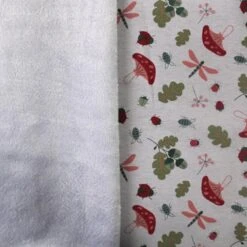 Alpine Fleece Soft Sweatshirt Fabric Bugs Life Insects Woodland Leaf 145cm Wide -OHSEWCRAFTY alpine fleece soft sweatshirt fabric bugs life insects woodland leaf 145cm wide 2