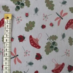 Alpine Fleece Soft Sweatshirt Fabric Bugs Life Insects Woodland Leaf 145cm Wide -OHSEWCRAFTY alpine fleece soft sweatshirt fabric bugs life insects woodland leaf 145cm wide 4