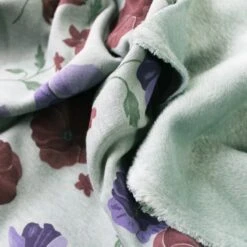 Alpine Fleece Soft Sweatshirt Fabric Welted Flower Floral Brigg Close 145cm Wide -OHSEWCRAFTY alpine fleece soft sweatshirt fabric welted flower floral brigg close 145cm wide 3