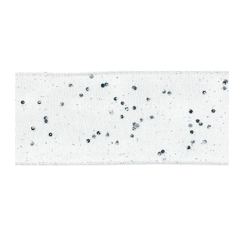 Berisfords Wired Edge 40mm Random Glitter Ribbon 20m Roll 3 Berisfords Wired Edge 40mm Random Glitter Ribbon 20m Roll