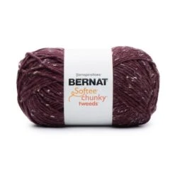 Bernat 80g Softee Chunky Tweed Yarn Acrylic Viscose Mix