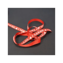 Bertie's Bows Ribbon 16mm Christmas Santa's Sleigh Reindeer Craft