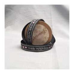 Bowtique Grosgrain Hearts Made With Love Ribbon 15mm X 5m Reel