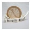 Bowtique Natural Cotton Musical Notes Ribbon 15mm X 5m Reel -OHSEWCRAFTY bowtique natural cotton musical notes ribbon 15mm x 5m reel